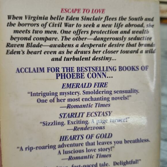 Swept Away by‎ Phoebe Conn 1994 Zebra First Printing Stepback Romance - Picture 7 of 12